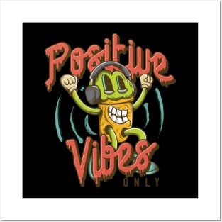 Positive Vibes Only Posters and Art